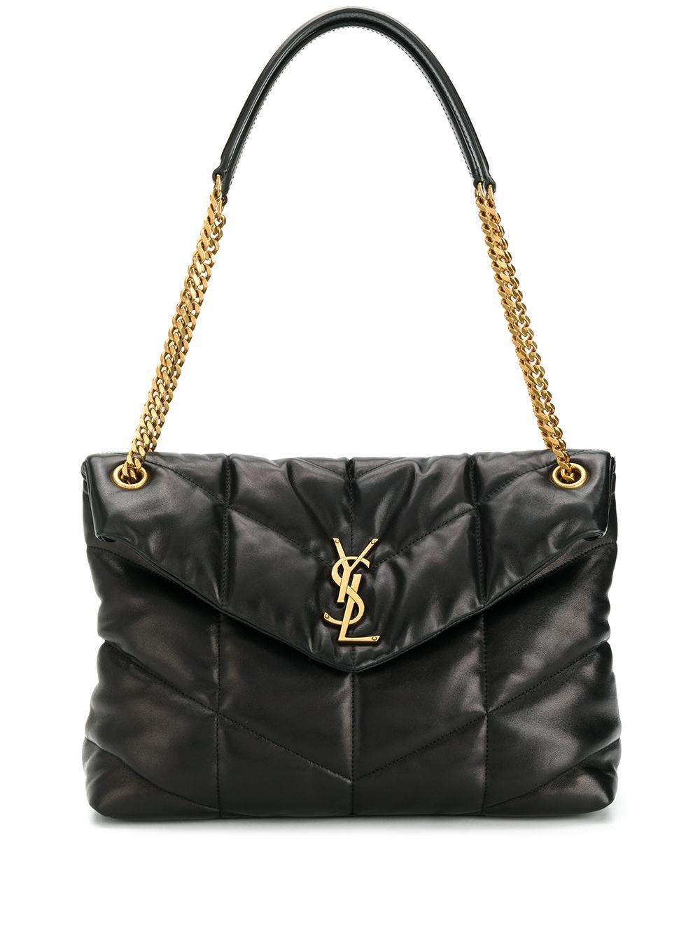 YSL Saint Laurent Saint Laurent Trending Women Puffer Bag In Black Medium Travel Bag