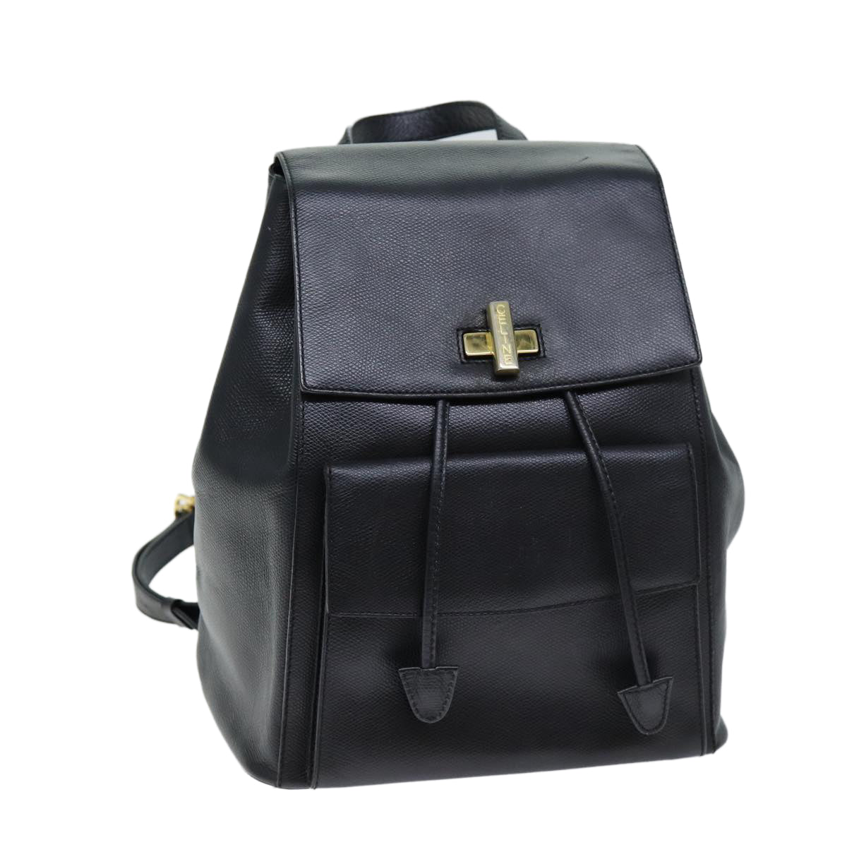 Luxury Backpack Handbag Leather Black
