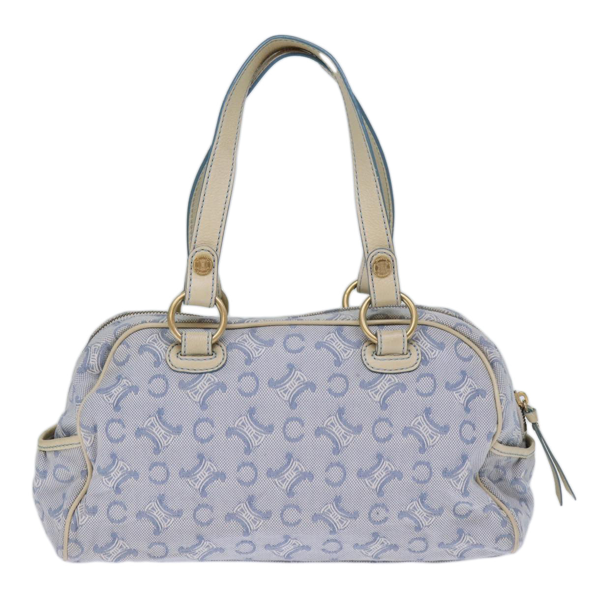 Luxury C Macadam Hand Bag Light Canvas Blue Travel Bag