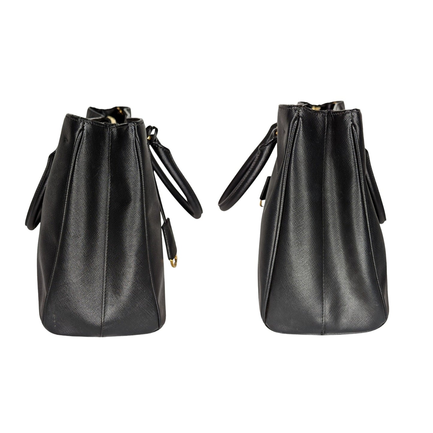 Prada Prada Saffiano Leather Lux Tote Black Tote Bag