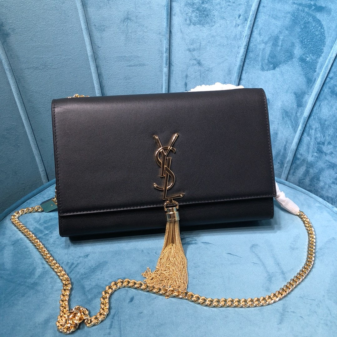 YSL Saint Laurent Kate Shoulder Bag Monogram Chain Ysl 354119Bow0J1000 7435