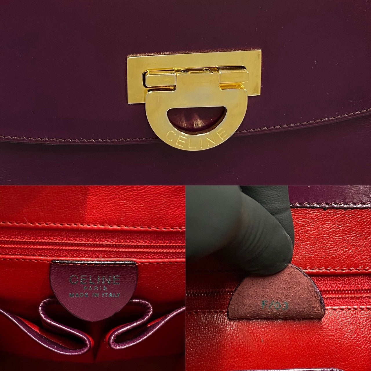 Backpack Calfskin, Purple Metal Women Handbag Leather Logo