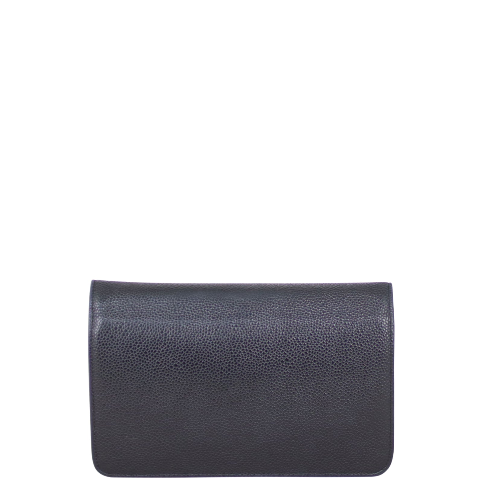 Chanel Timeless Wallet on Hardware Handbag Silver Chain