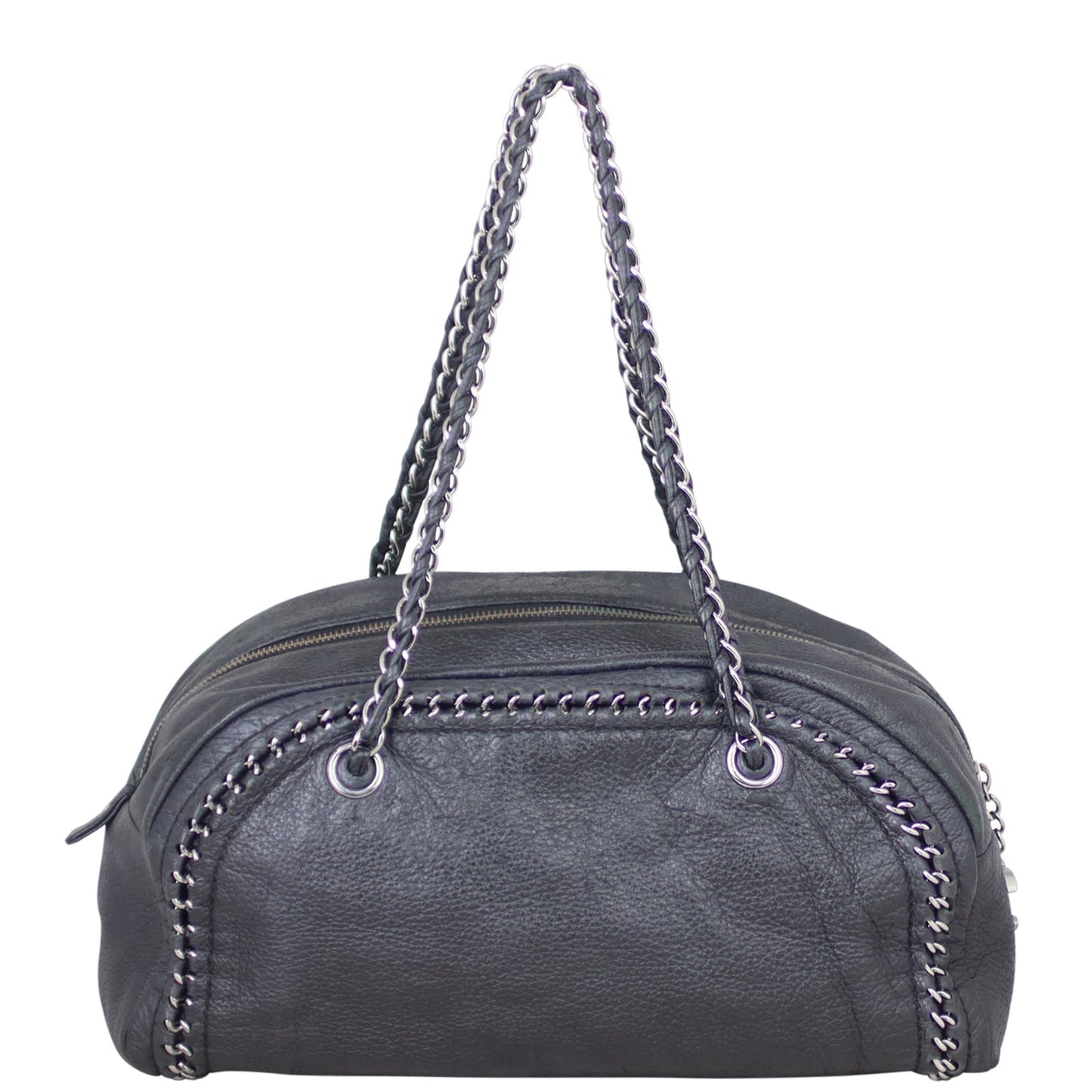 Chanel Luxe Ligne Bowler Deerskin Handbag