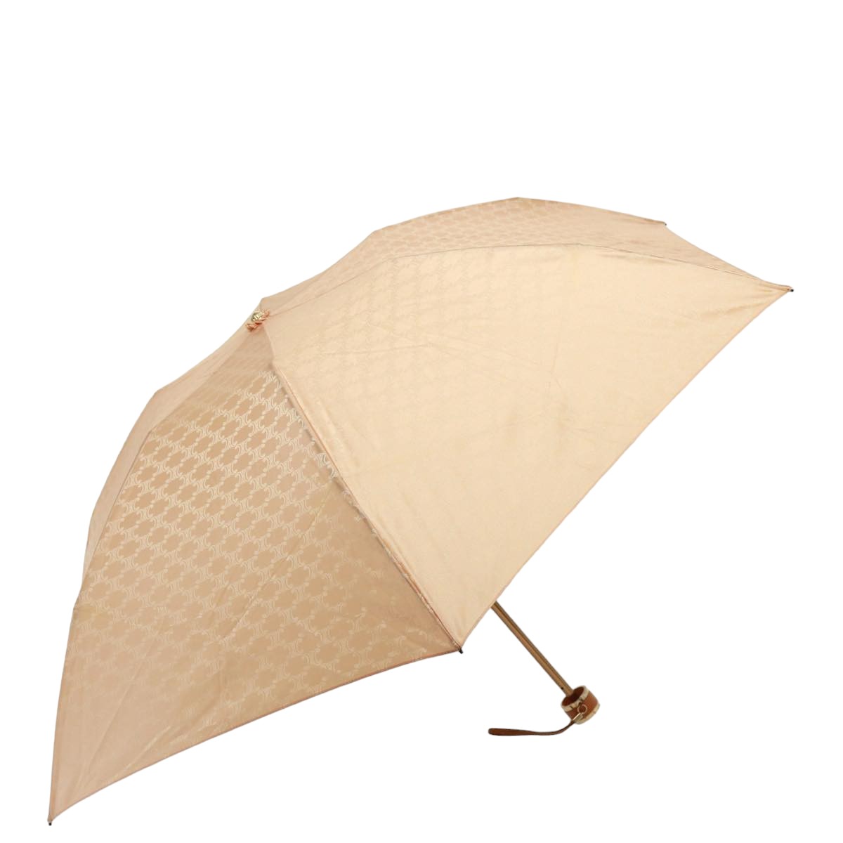 Luxury Macadam Folding Umbrella Handbag Canvas Nylon Travel Bag Pink Handbag