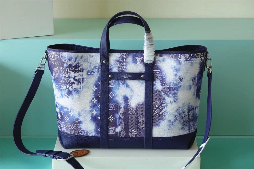 Top Quality Tote Journey For Men Bags Monogram Blue Tote Bag