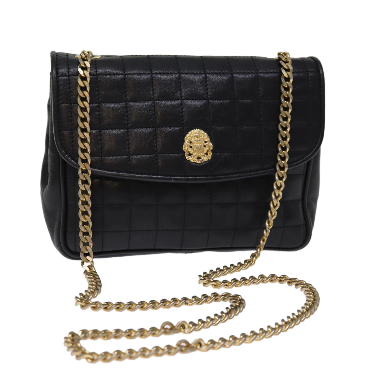Luxury Shoulder Bag Leather Black