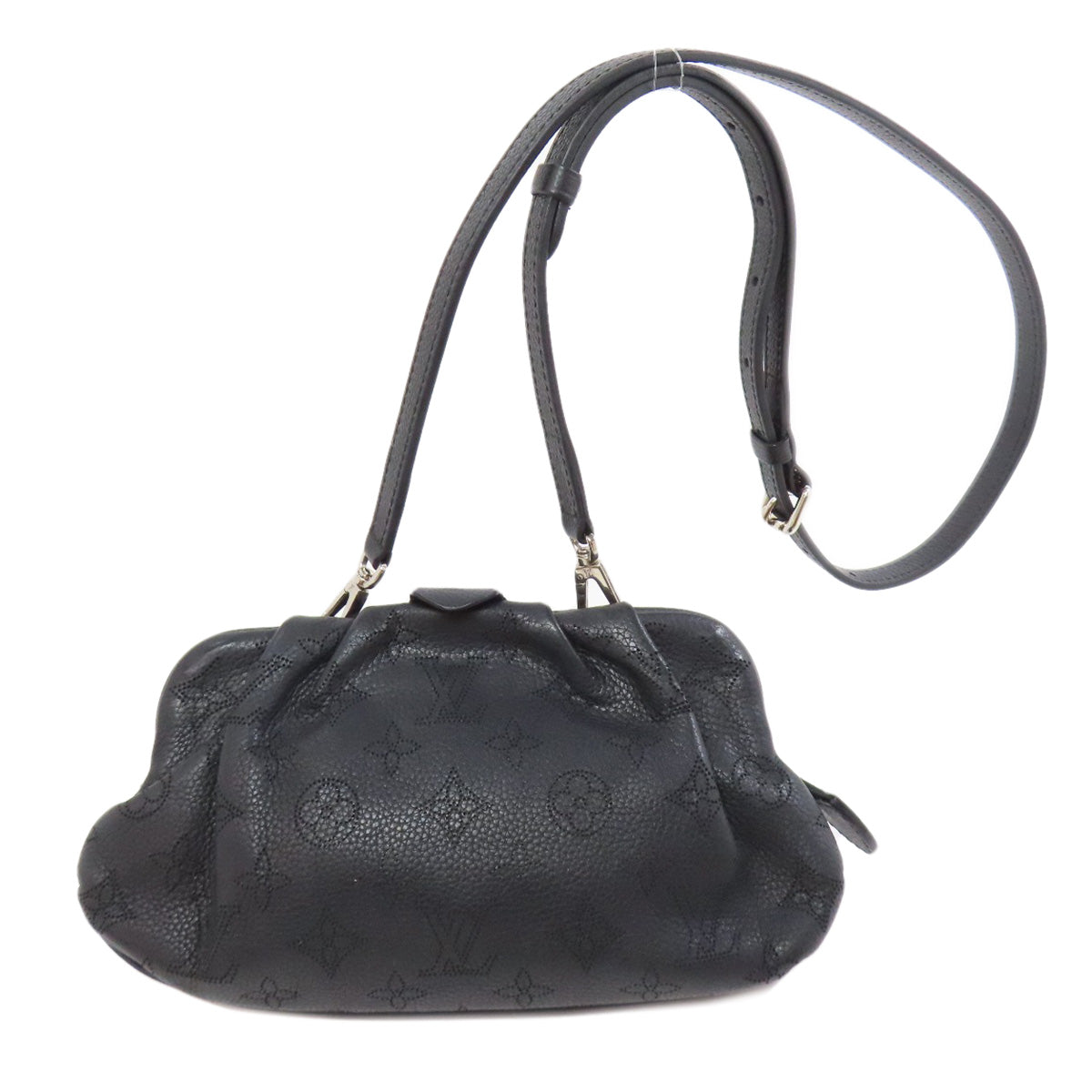 Louis Vuitton M80093 Mahina Scala Leather Black Mini Shoulder Bag