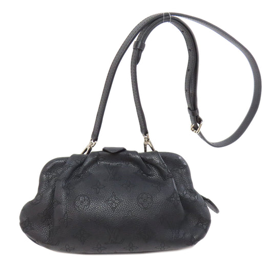Louis Vuitton M80093 Mahina Scala Leather Black Mini Shoulder Bag