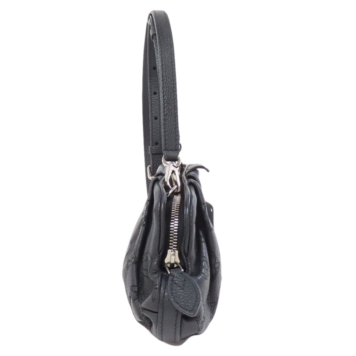Louis Vuitton M80093 Mahina Scala Leather Black Mini Shoulder Bag