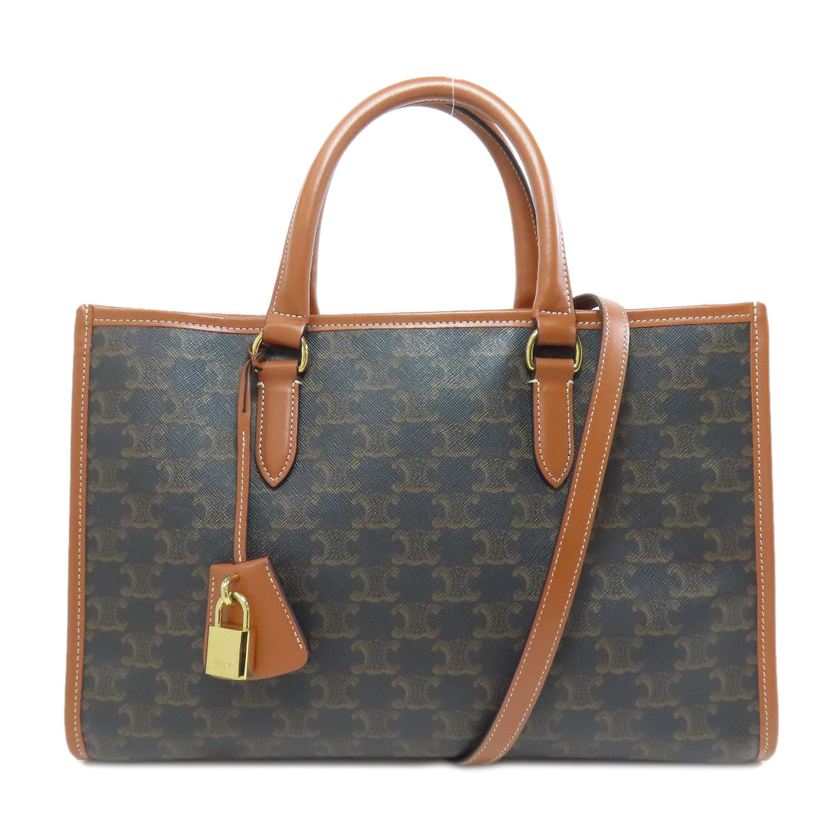 Tote Bag Pvc Triomphe Way Women Brown