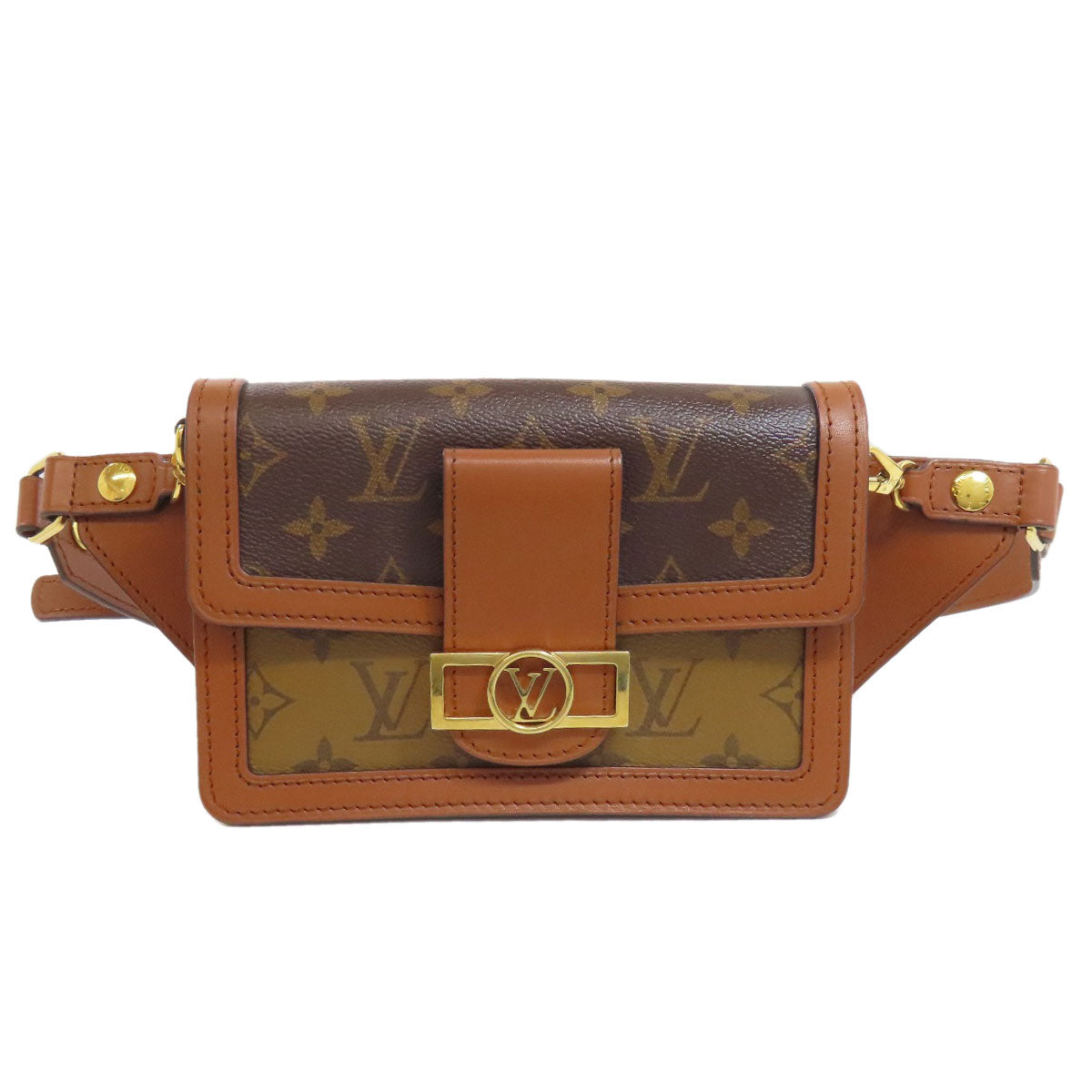 Louis Vuitton Sling M44586 reverse Bum Daufine Monogram Brown Crossbody Bag