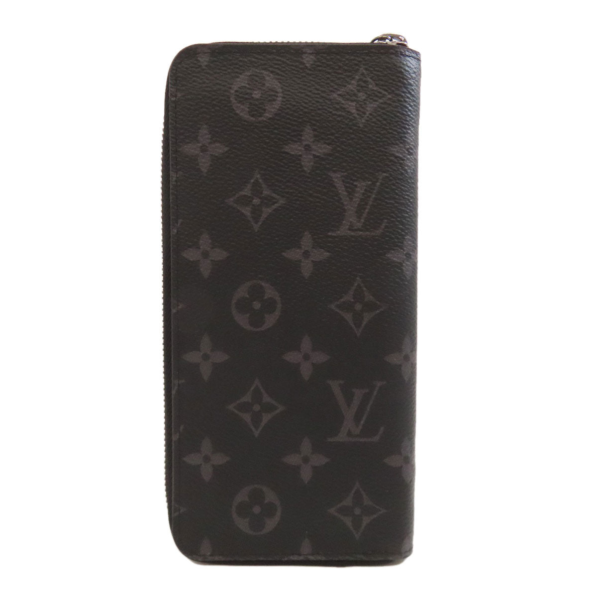 Louis Vuitton Long Purse M62295 Eclipse Zippy Monogram Black Wallet Case