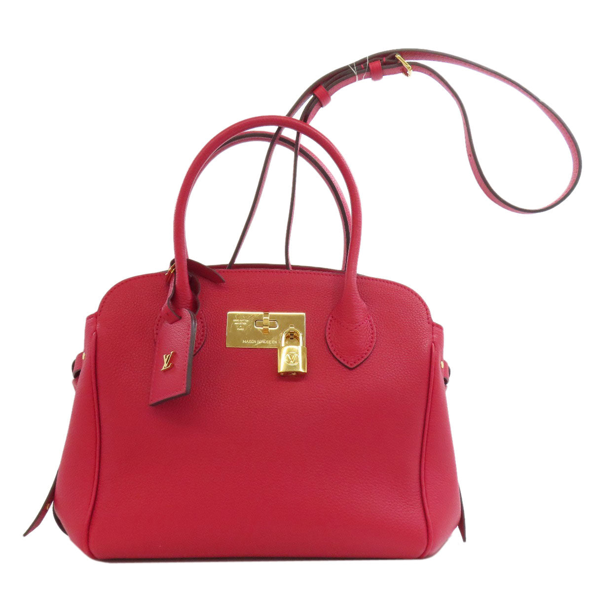 Louis Vuitton M54349 Mira PM Leather Red Handbag