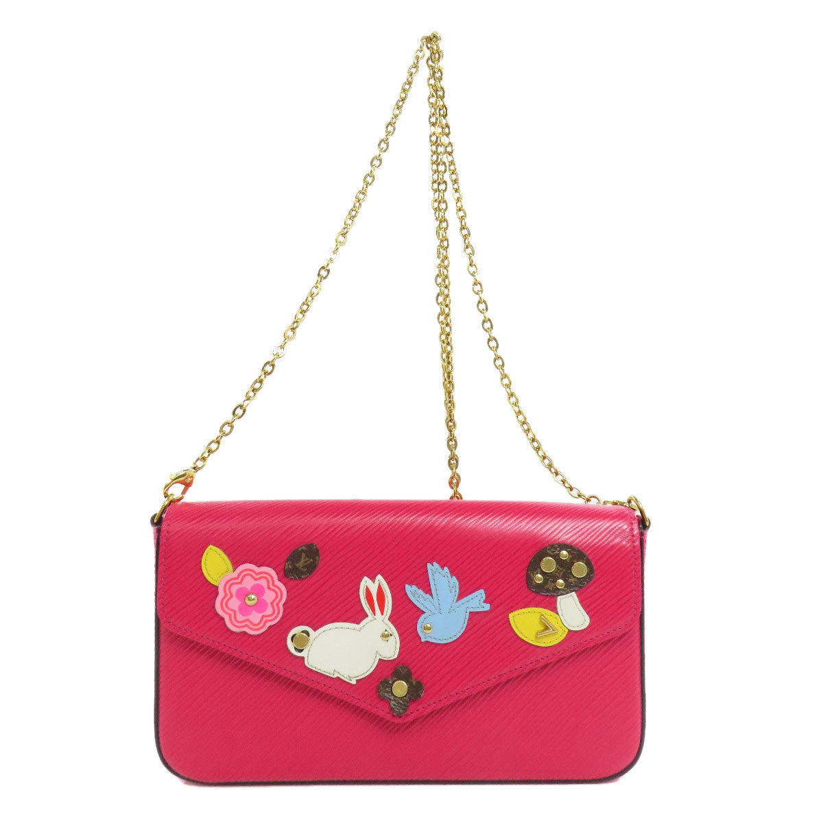 Louis Vuitton M62614 Epi Pochette Felice Pink Shoulder Bag