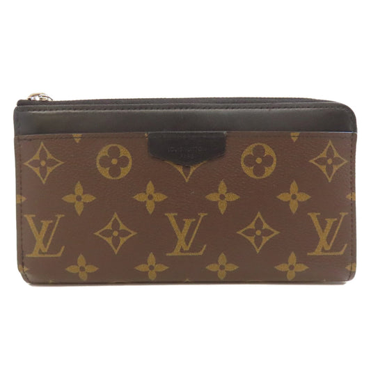 Louis Vuitton Long Purse M69407 macacer Zippy Monogram Brown Wallet Case