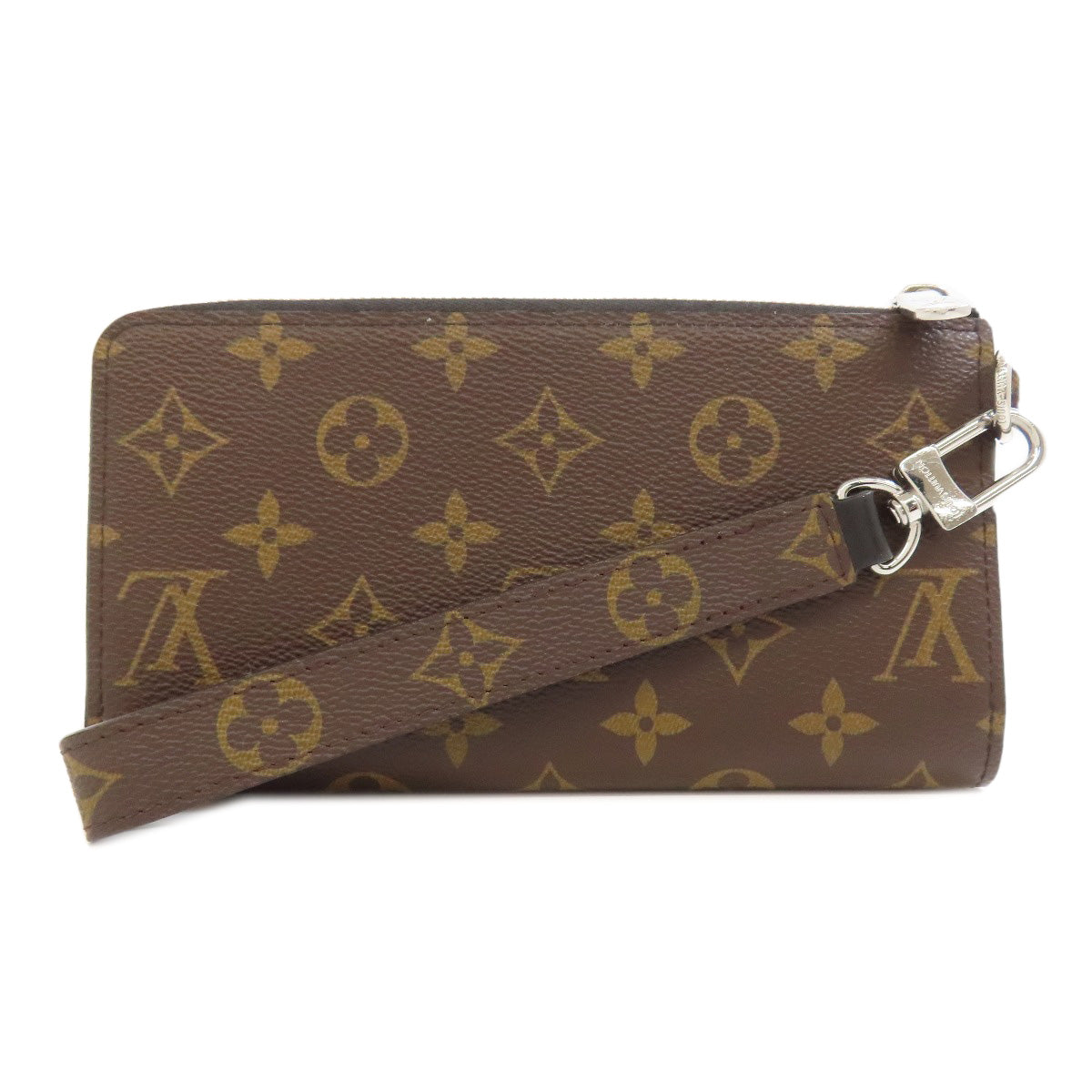 Louis Vuitton Long Purse M69407 macacer Zippy Monogram Brown Wallet Case