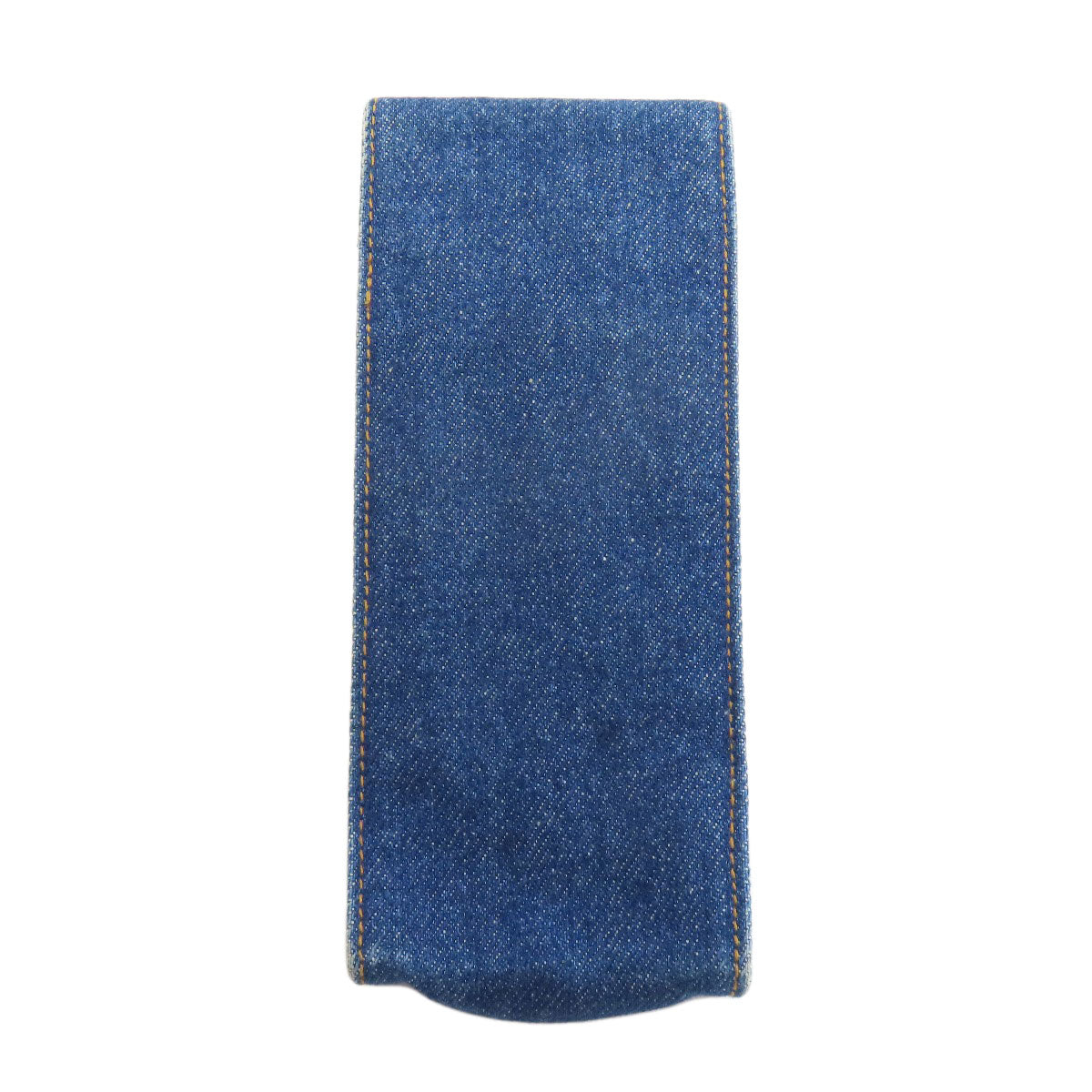 Chanel glasses case COCO Mark Women Handbag Denim Blue Jewelry
