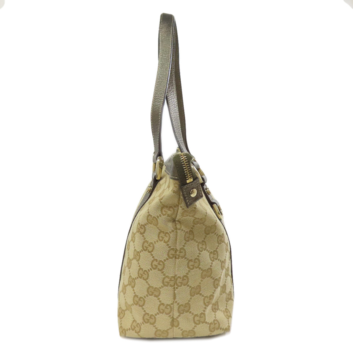 Gucci Abbey GG pattern Canvas Brown Tote Bag