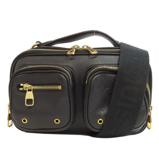 Louis Vuitton M80450 Utility Calfskin Black Crossbody Bag