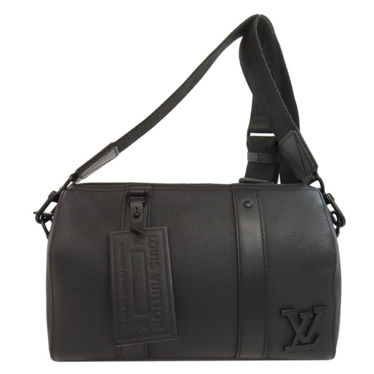 Louis Vuitton M59255 City Keepall Calfskin Black Shoulder Bag