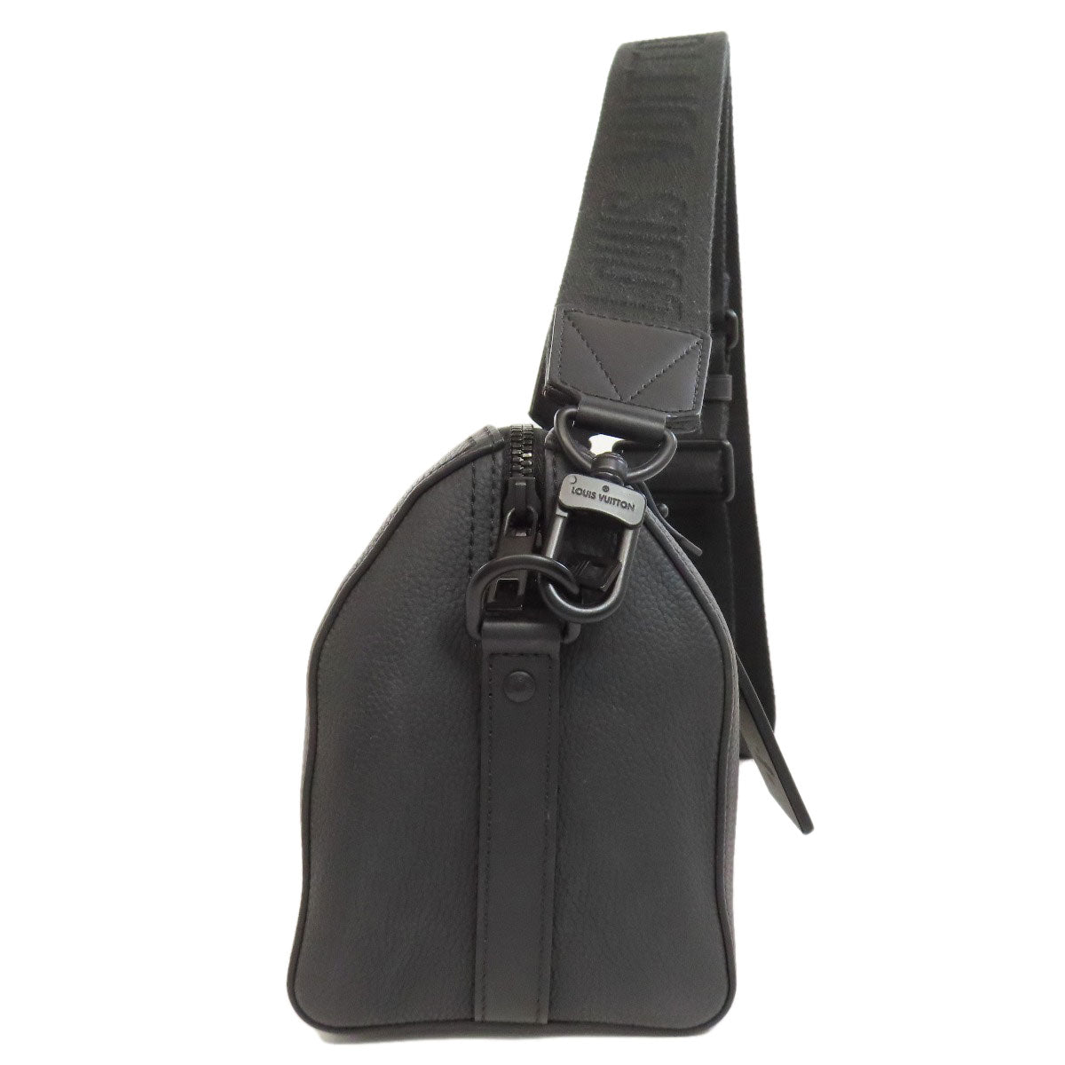 Louis Vuitton M59255 City Keepall Calfskin Black Shoulder Bag
