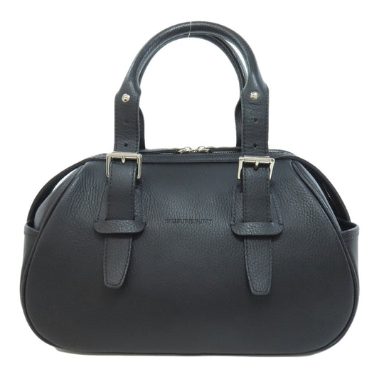 Burberry 75208046 Leather Black Logo Travel Bag