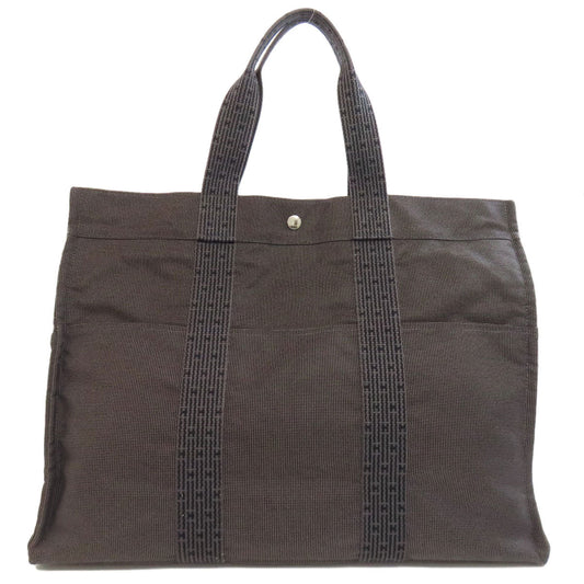 Hermes Tote Bag Her Linegm Canvas Gray 75214083