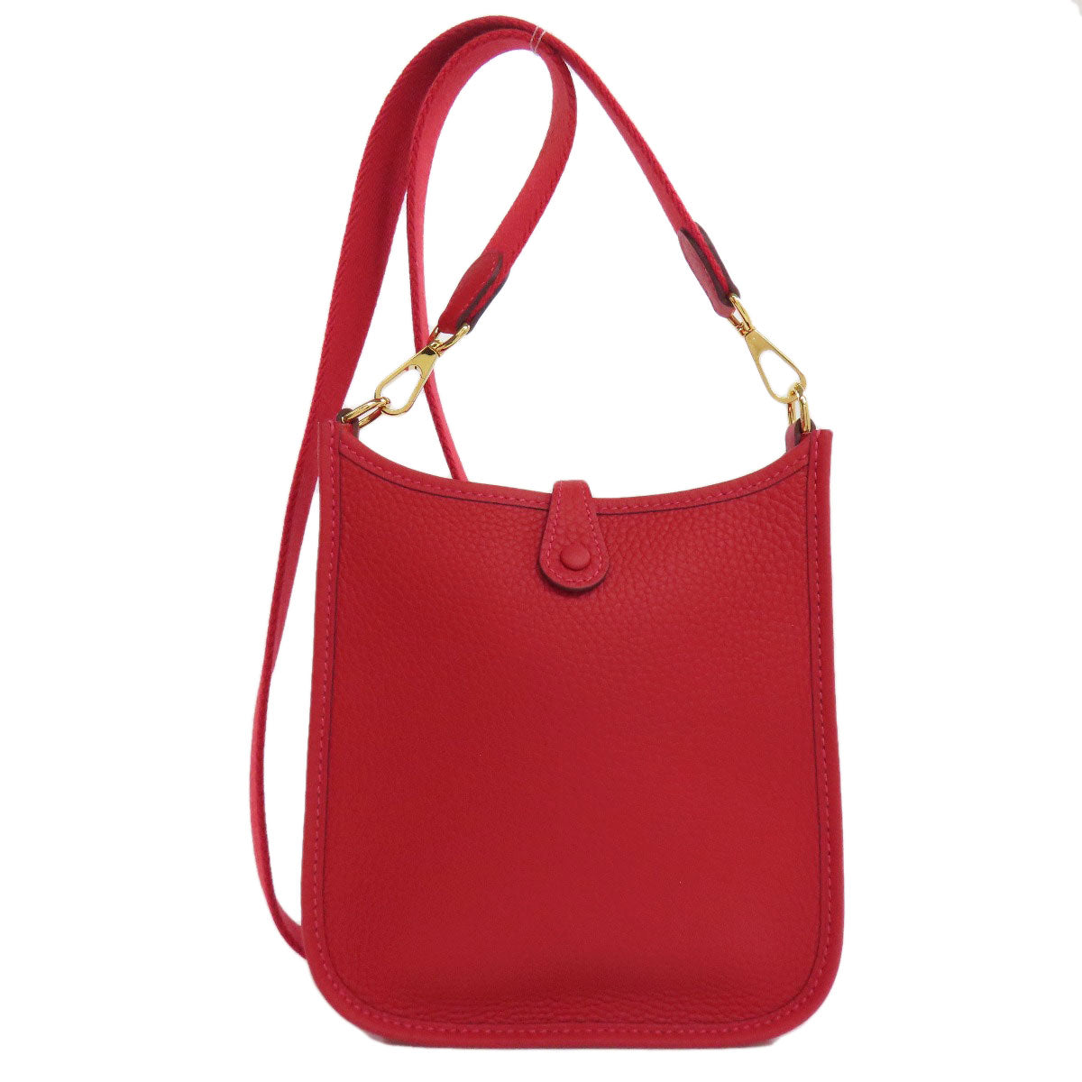 Shoulder Bag Taurillon Clemence Evelyn Tpm Metal Red Gold
