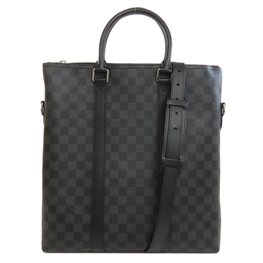 Louis Vuitton M40000 Damier Ant Canvas Gray Tote Bag