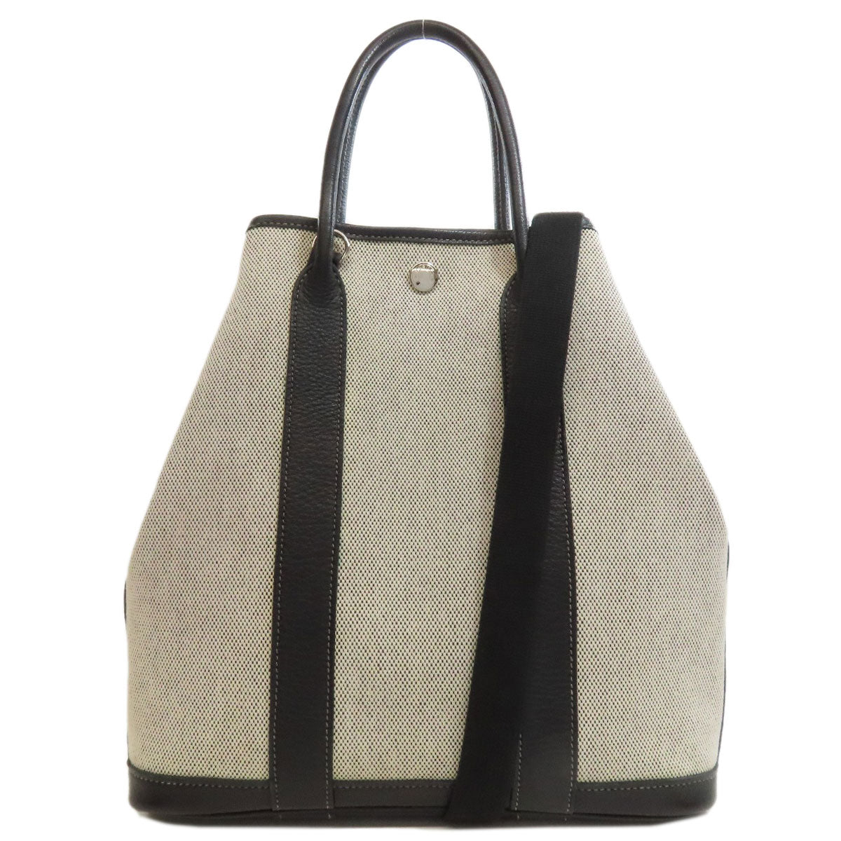 Hermes Handbag Tower Ash Garden File Pm Women Gray Travel Bag
