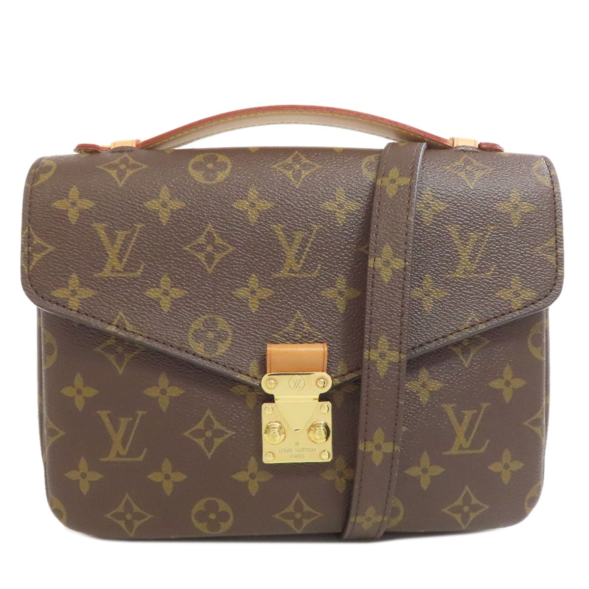 Louis Vuitton M44875 Pochette Metis MM Monogram Canvas Brown Clutch Bag 2