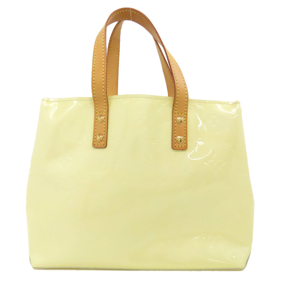 Louis Vuitton M91336 Vernis yellow Lead PM Handbag