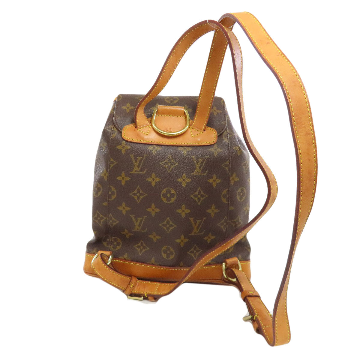 Louis Vuitton Backpack M51136 MontsourisMM Monogram Canvas Brown 9