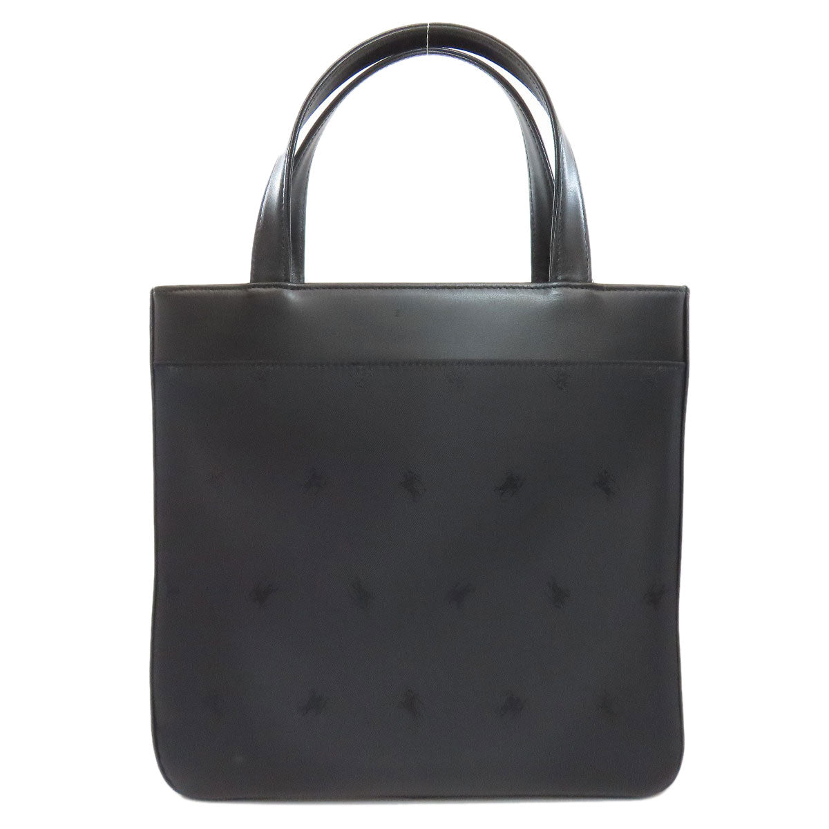 Burberry Tote Bag Nylon Black Logo