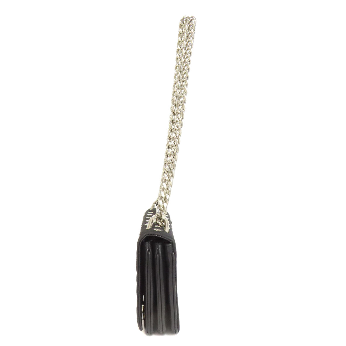 Shoulder Bag Calfskin Chainshoulder Black