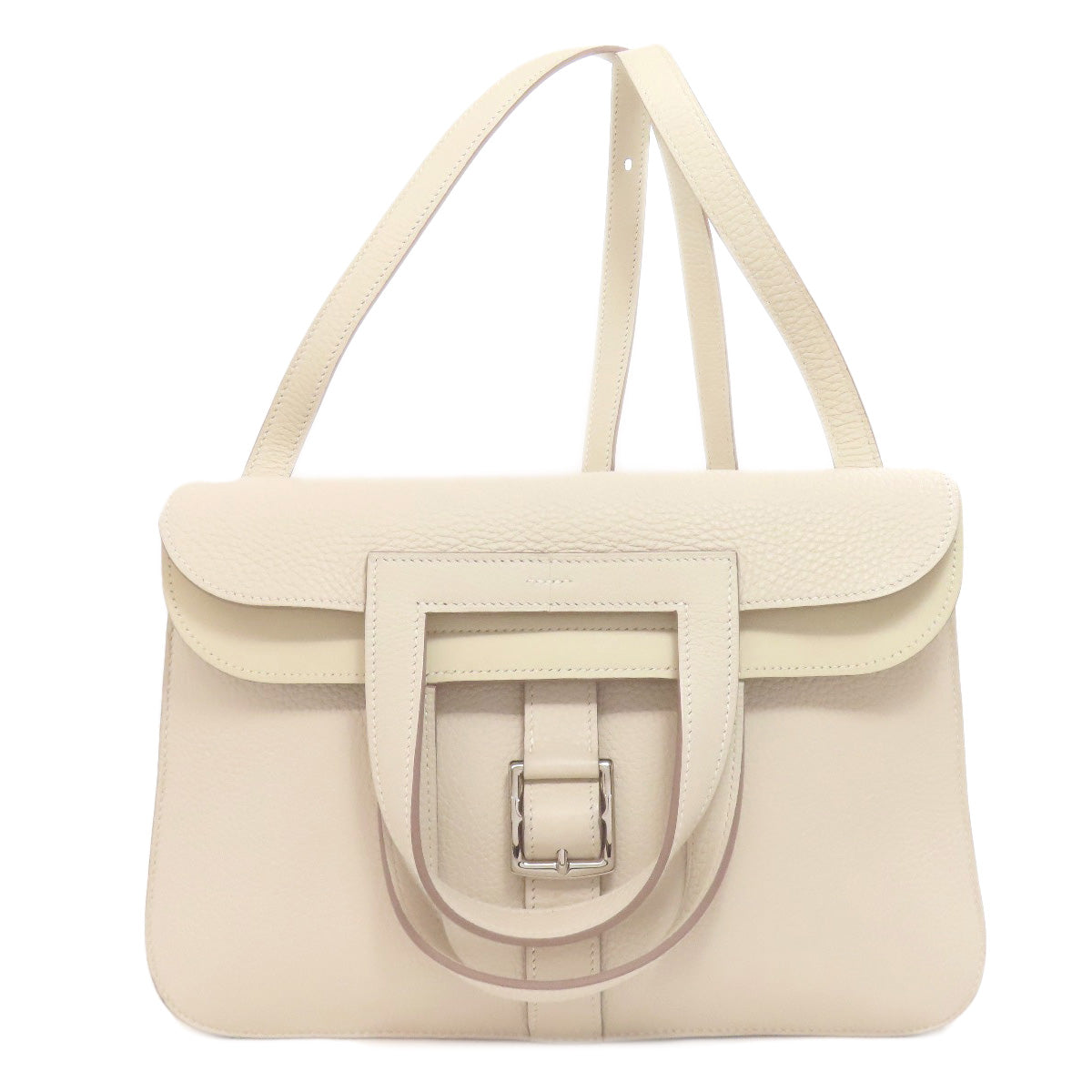 Taurillon Clemence Arzan Silvermetal White Travel Bag
