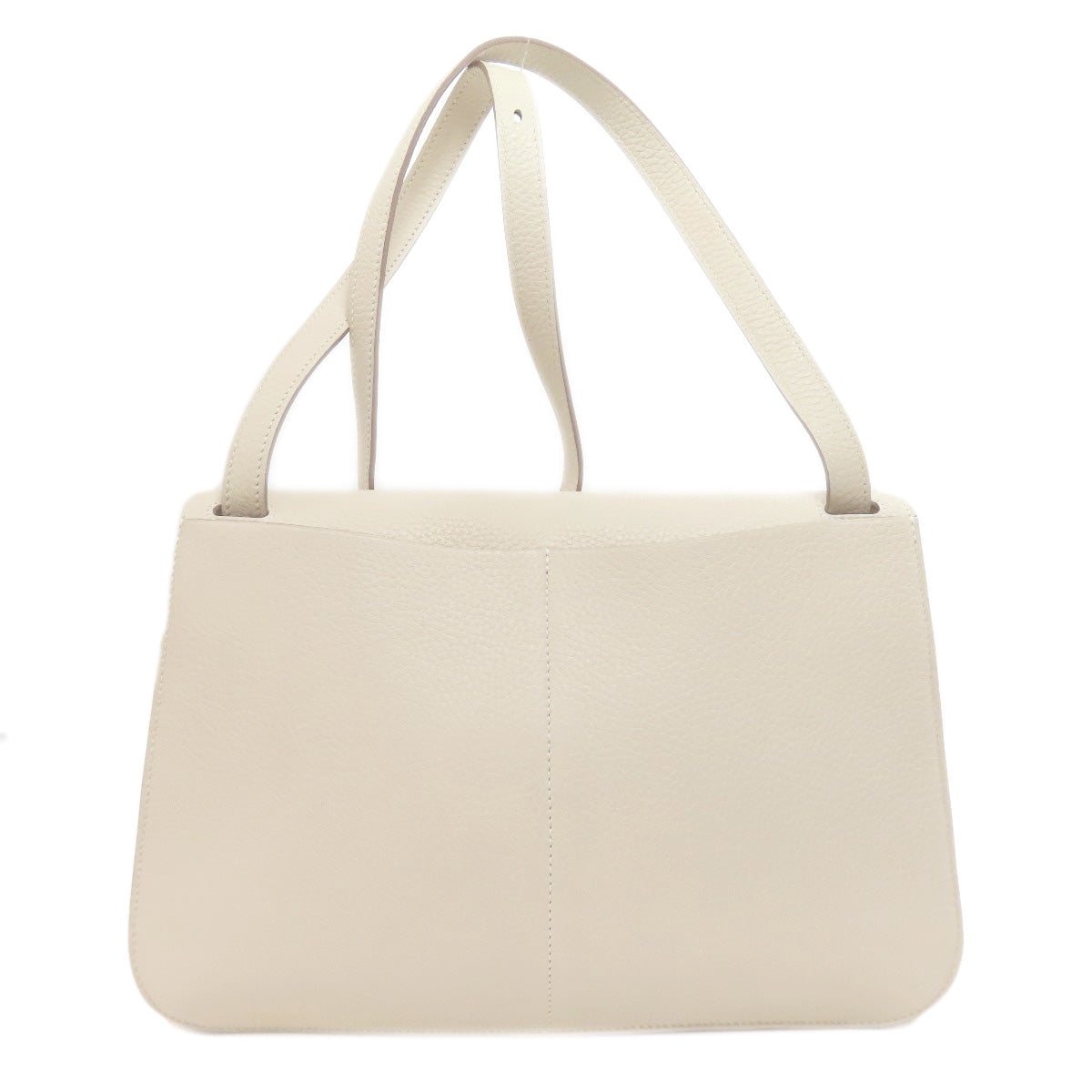 Taurillon Clemence Arzan Silvermetal White Travel Bag