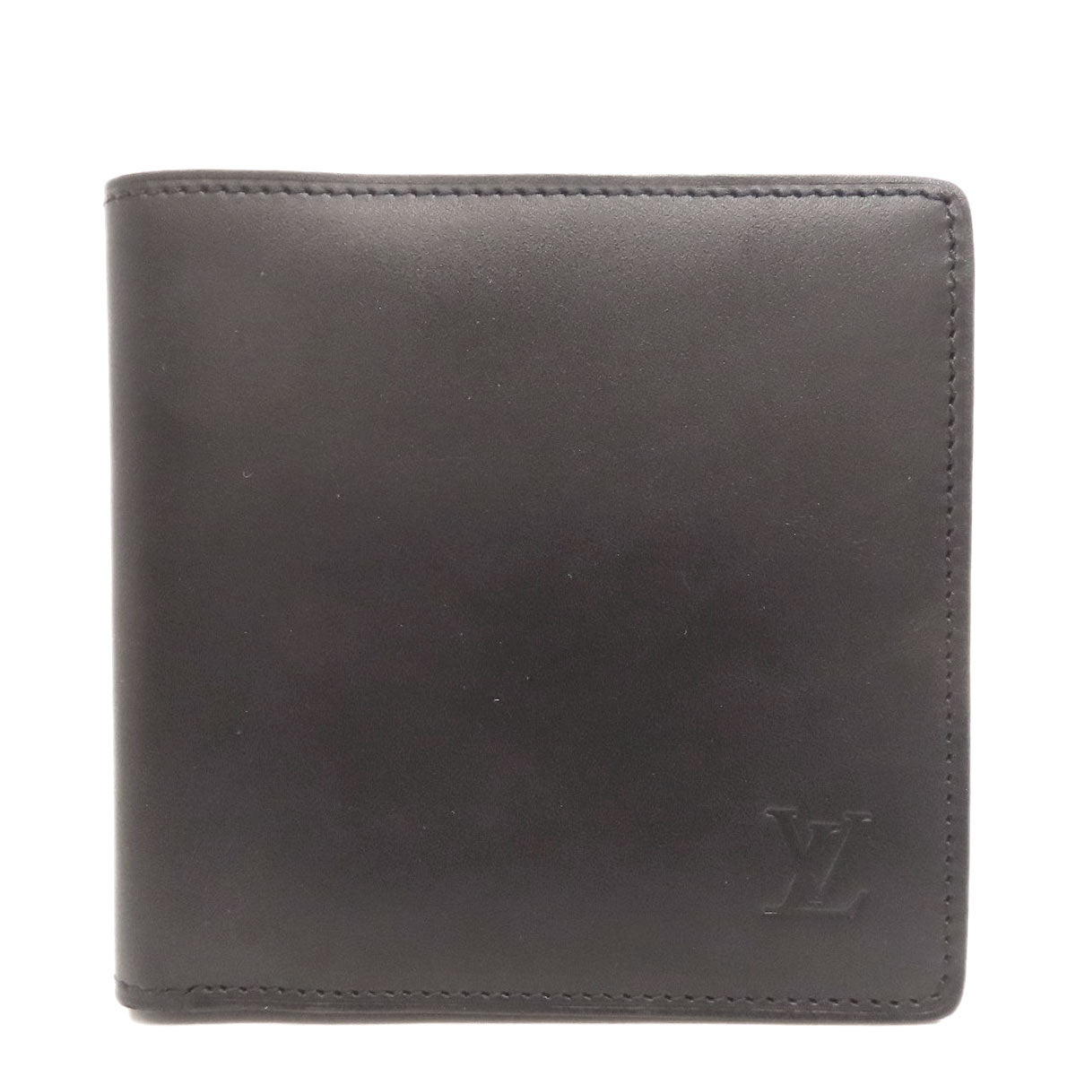 Louis Vuitton Bifold M85016 Nomad Portefeuille EMarco Leather Black Wallet Case