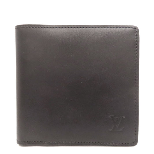 Louis Vuitton Bifold M85016 Nomad Portefeuille EMarco Leather Black Wallet Case