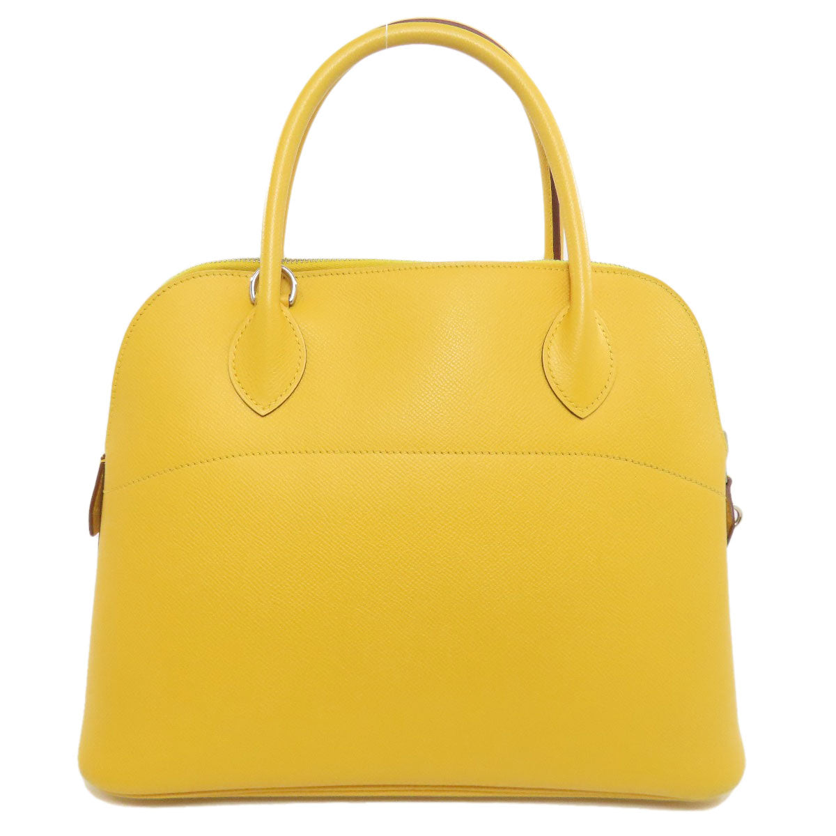 Hermes Tote Bag Epsom Bolide Silvermetal Yellow