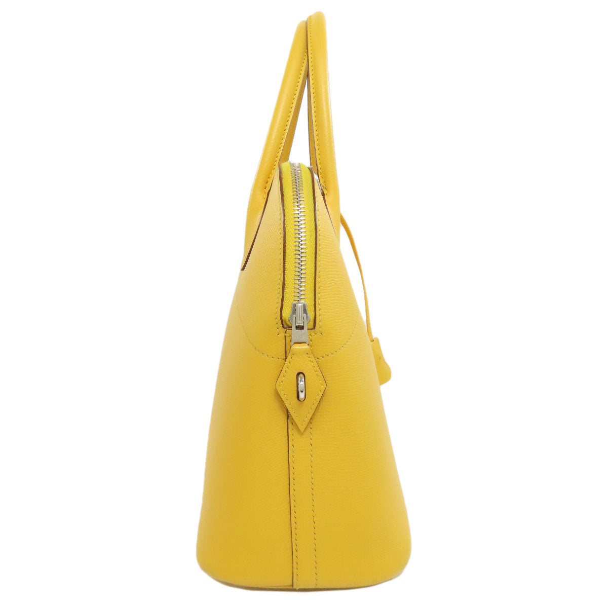 Hermes Tote Bag Epsom Bolide Silvermetal Yellow