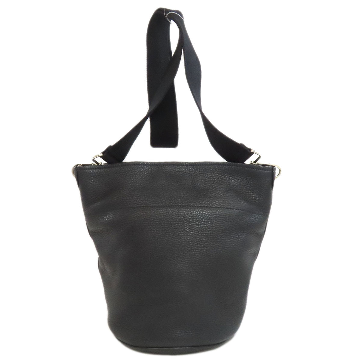 Shoulder Bag Calfskin Women Black Logo