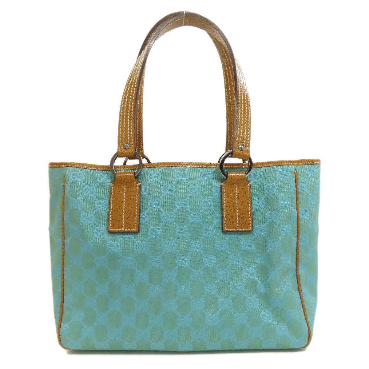 Gucci GG Canvas Green Tote Bag