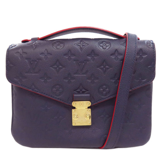 Louis Vuitton M44071 Ann Platt Pochette Metis Navy Clutch Bag