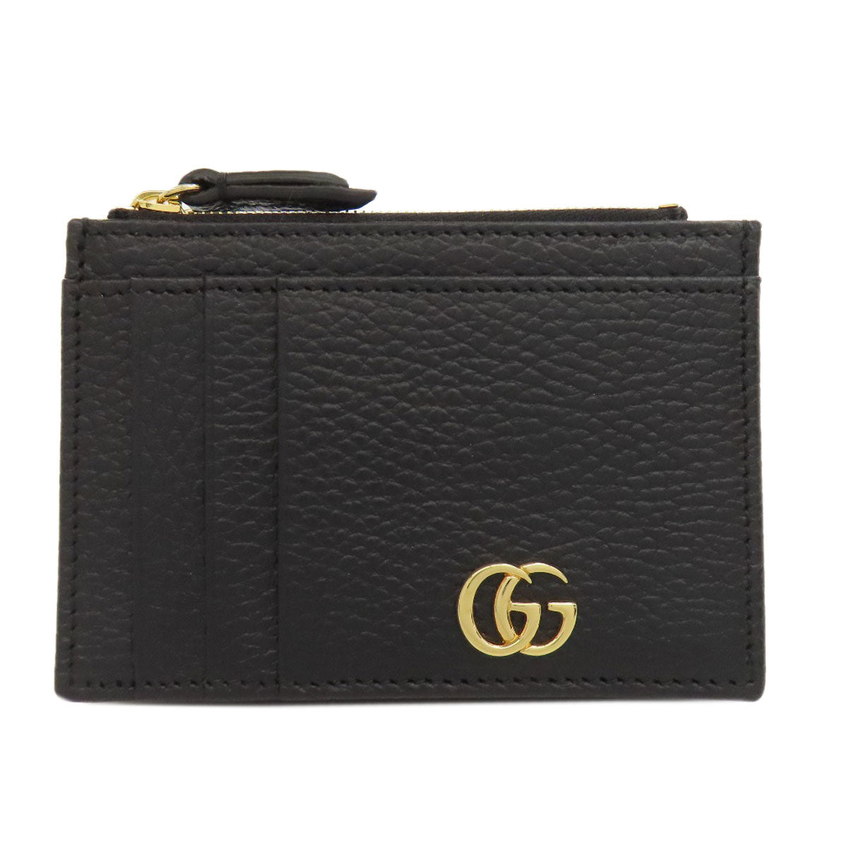 Gucci Coin GG Marmont Double G Leather Black Accessory