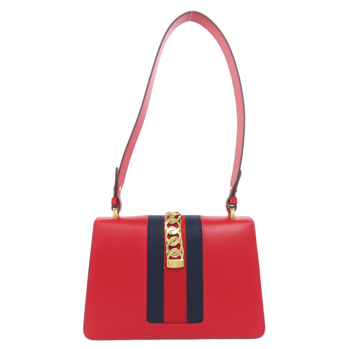Gucci Silvi Calfskin Red Shoulder Bag