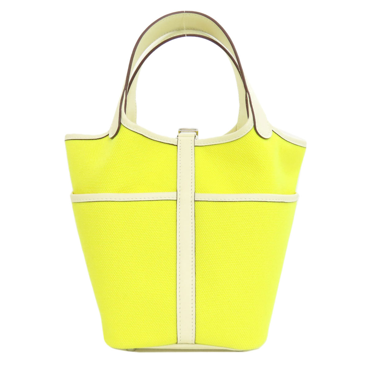 Yellow Picotin Lock Cargo Pm Silvermetal Women Canvas Travel Bag