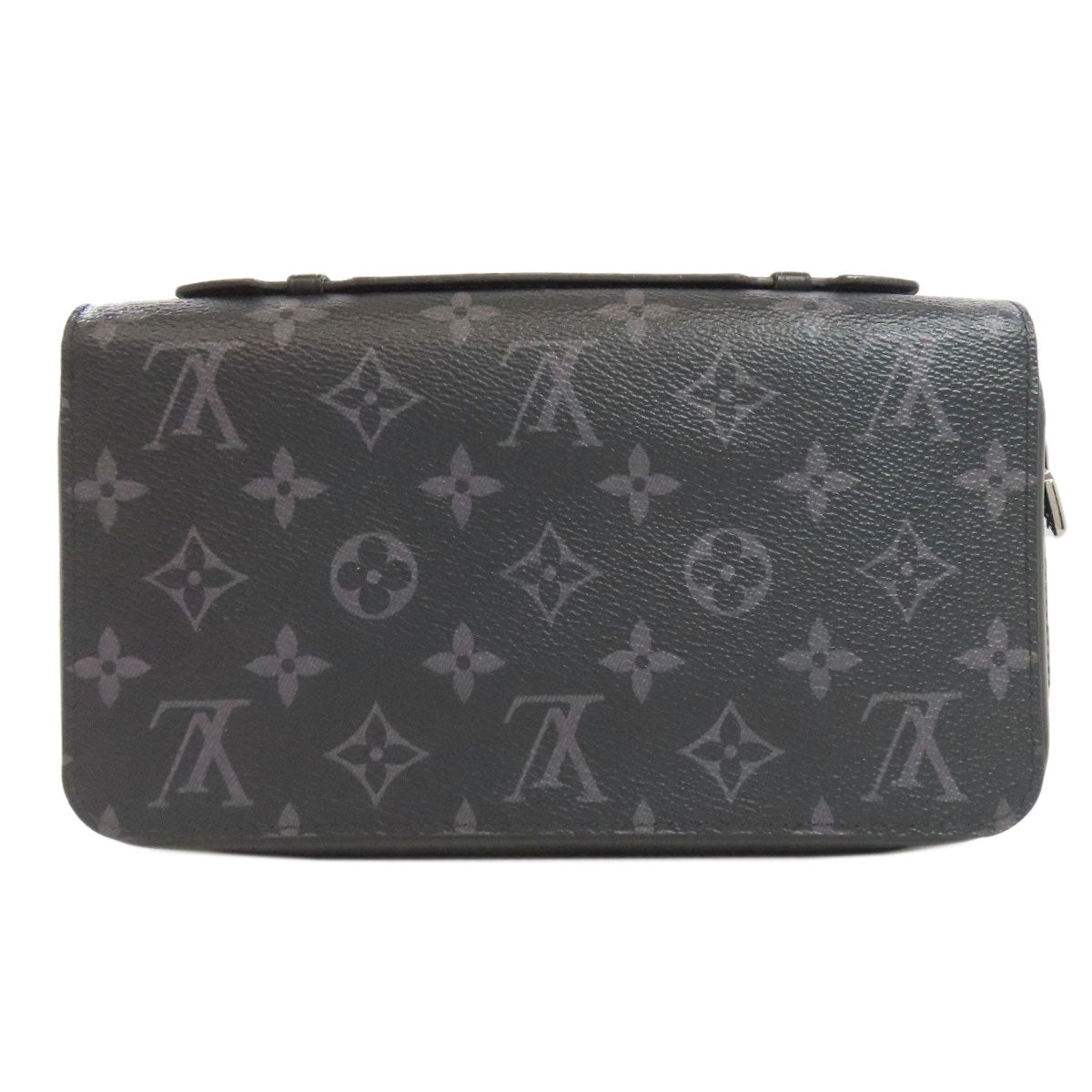 Louis Vuitton business M61698 Eclipse Zippy XL Monogram Gray Handbag