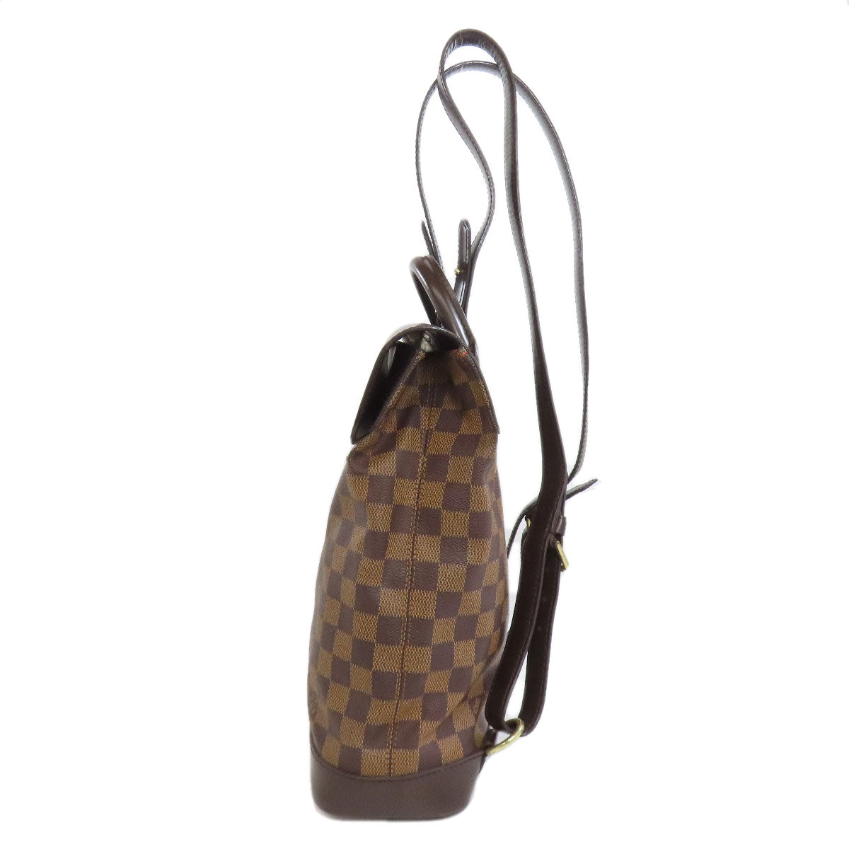 Louis Vuitton Backpack N51132 Damier Soho Canvas Brown